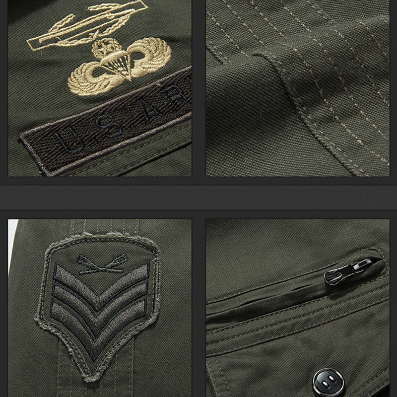 2024 Men's Tactical Jacket Autumn Winter Fleece Tactical Jackets Men Casual Multiple Pockets Windproof Outdoor Workwear Coat - Image 5