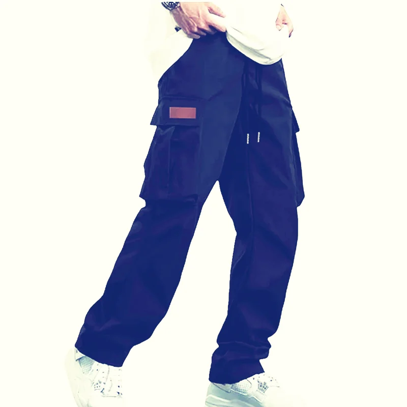 2026Mens Casual Jogger Pants Relaxed Fit Cargo Pants Drawstring Sweatpants Hiking Outdoor Twill Sport Pants - Image 4