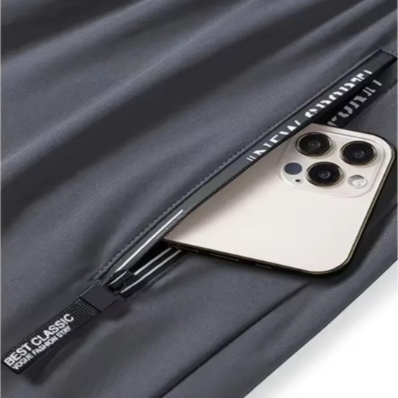 Men's Fitness Pants Zippered Pockets Stretch Sports Pants Running Daily Wear Casual Pants Jogger Man Football Fishing Gift Gym - Image 4