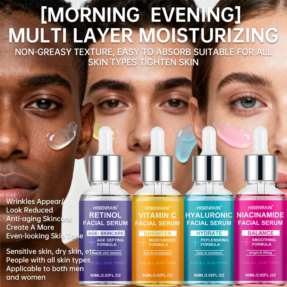 HISENRAIN Luxury Moisturizing Essence 4-Piece Set - Premium Skincare Gift for Holiday Seasons, Radiant & Hydrated Skin. - Image 5