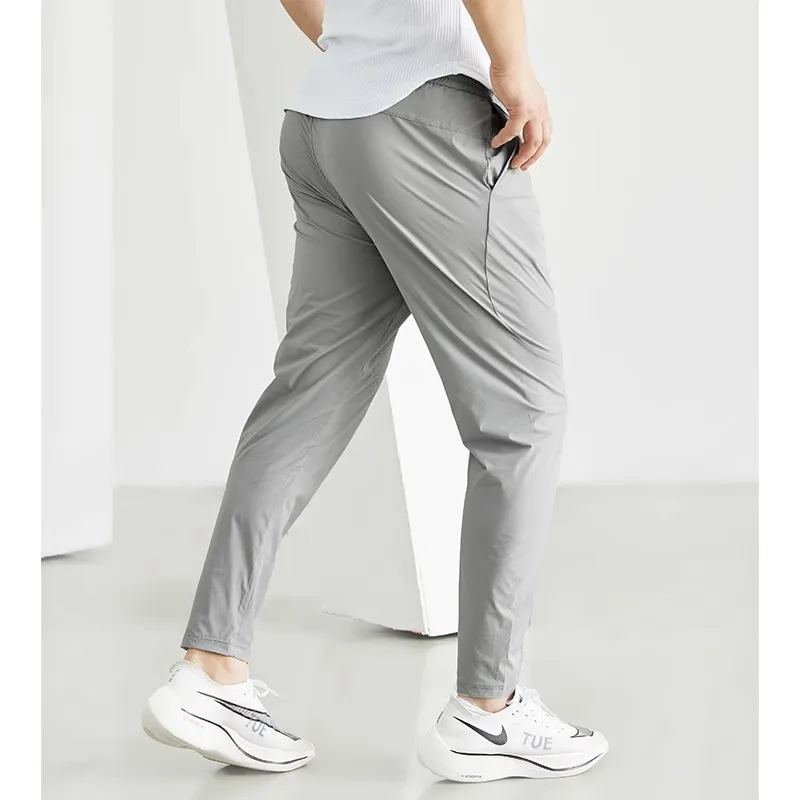 Men's Running Pants Sportswear Jogging Sweatpants Quick Dry Thin Tracksuit Elastic Gym Fitness Trousers Training Sport Pants Men - Image 5
