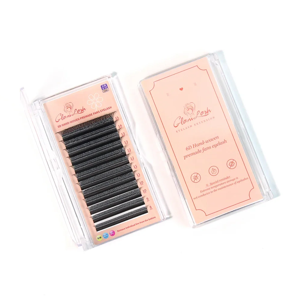 GLAMLASH 2tips 3D W Shape Lashes Extension Premade Volume Fan Eyelashes W Style Shaped Lash Makeup Supplies Natural EyeLash - Image 6