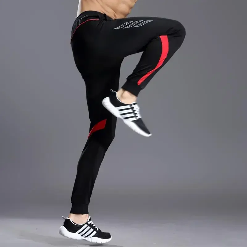 Men Running Sport Pants With Zipper Pockets Football Joggings Training Sweatpants Basketball Soccer Trousers workout pant Male - Image 5