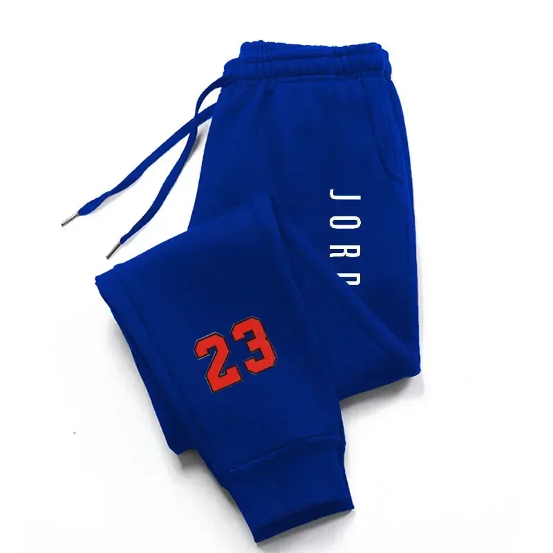 Jogger Pants Spring Autumn Men's Casual Wide Leg Knit Sweatpants, Straight Leg Tracksuit Trousers for Daily Streetwear - Image 5