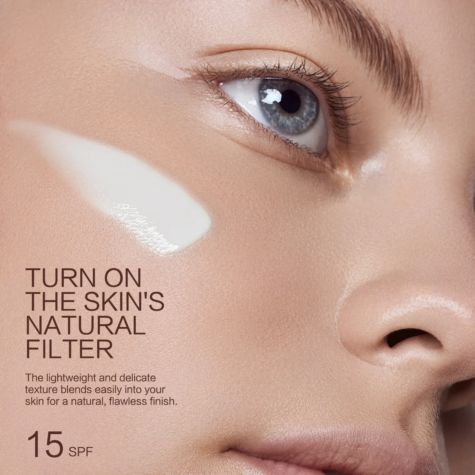 Hydrating Color-Adjusting Foundation SPF 15 30ml - Natural Coverage for Fair to Medium Skin, Lightweight with Hyaluronic Acid. - Image 4