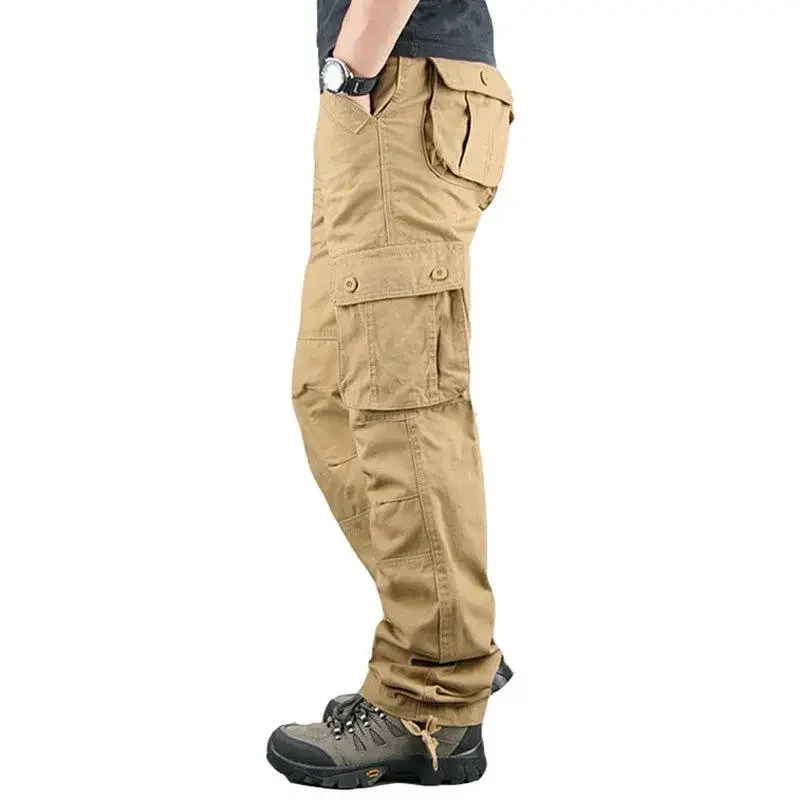 Tactical Cargo Pants Men Cotton Overalls Outdoor Work Trousers Big Size Hombre Clothing Camo Hiking Pants - Image 4
