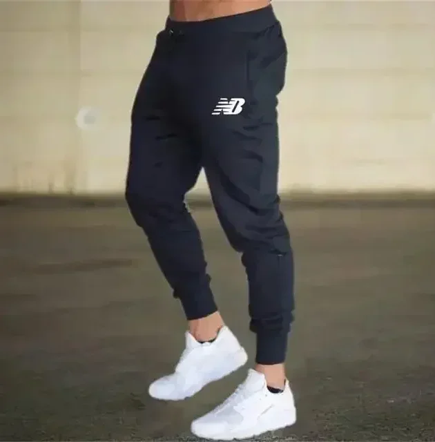 Men's New Balance Lightweight Jogger Pants – Summer Thin Breathable Athletic Pants Fabric for Running & Training
