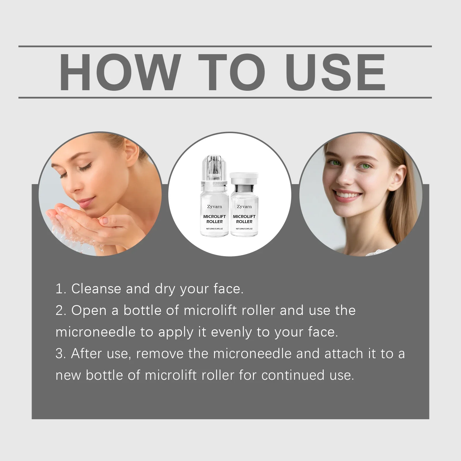 01Radiant Flawless Skin Micro Infusion Serum Kit - At Home Facial System Beauty Tool Skin Care for Face | 0.25MM Needle - Image 6
