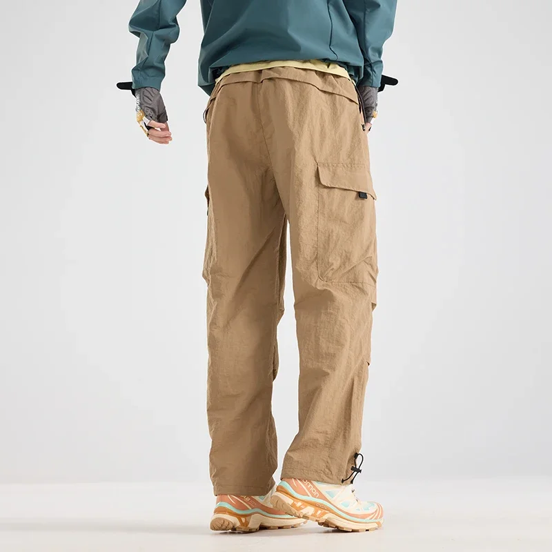CHRLCK Men's Water-repellent Hiking Pants Scratch Resistance Fashion Cargo Pants Breathable Trousers Fishing Camping Pants - Image 6