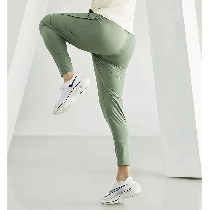 Men's Running Pants Sportswear Jogging Sweatpants Quick Dry Thin Tracksuit Elastic Gym Fitness Trousers Training Sport Pants Men - Image 4