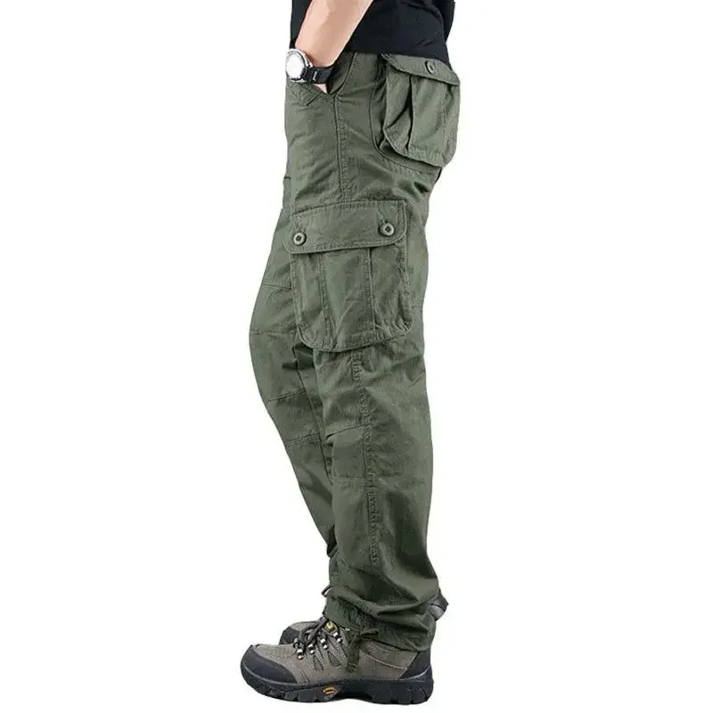 Tactical Cargo Pants Men Cotton Overalls Outdoor Work Trousers Big Size Hombre Clothing Camo Hiking Pants - Image 6