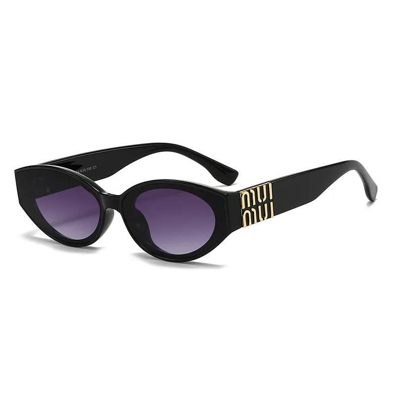 Luxury Fashion MM Sunglasses Brand For Men And Women Oval Minimalist Gradient Lens Glamour Unisex Sun Glasses UV400 - Image 6
