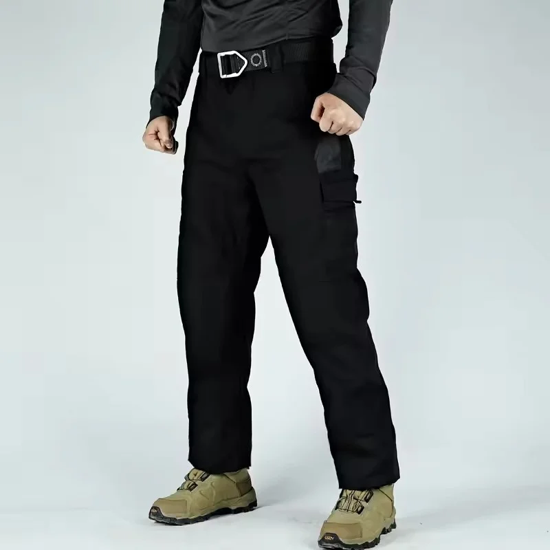 Multi-Pocket Men's Tactical Casual Pants Cargo Pants Outdoor Hiking Trousers Wear-Resistant Training Overalls - Image 4
