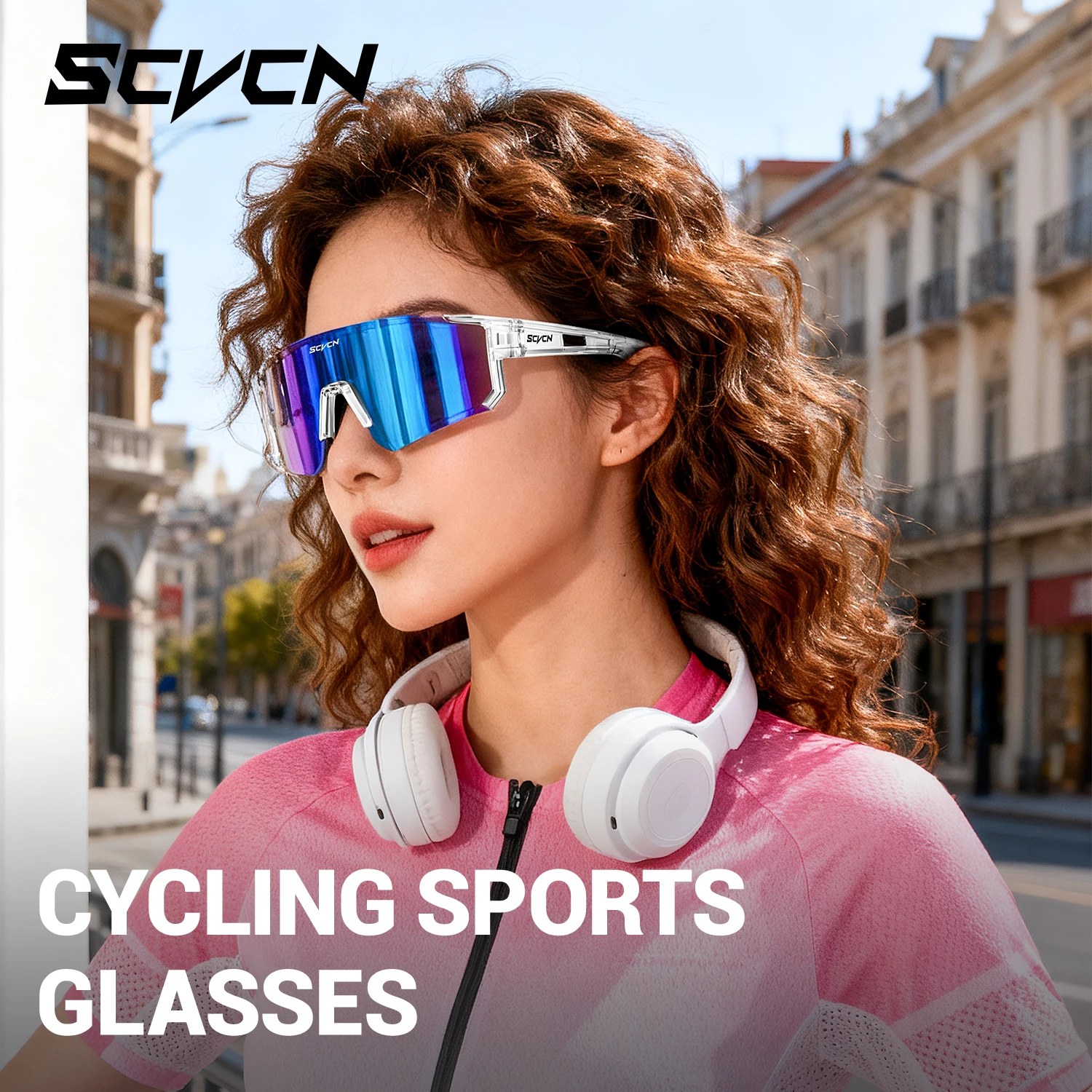 SCVCN Outdoor Fashion Cycling Glasses Bike Baseball Sunglasses for Men UV400 Sports MTB Goggles Bicycle Women Sunglasses Riding - Image 4