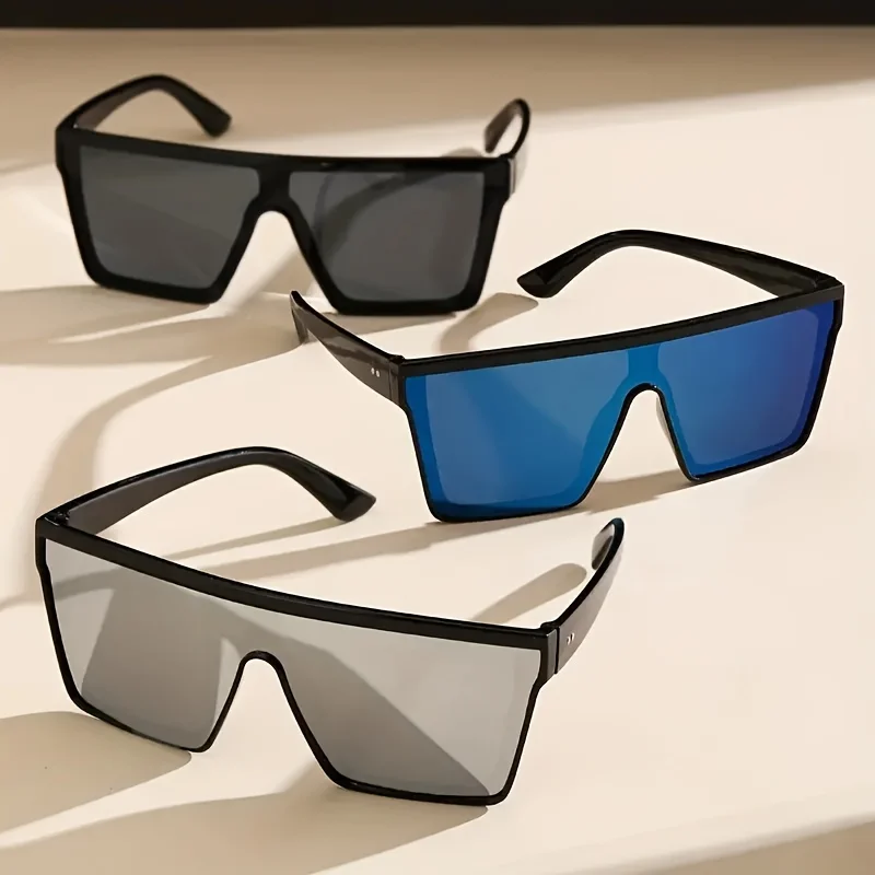 2-4PCS Oversize frame One-piece Goggle Men Woman Sunglasses Interior Accessory Protective Gears Anti Glare Car Driving Glasses - Image 5