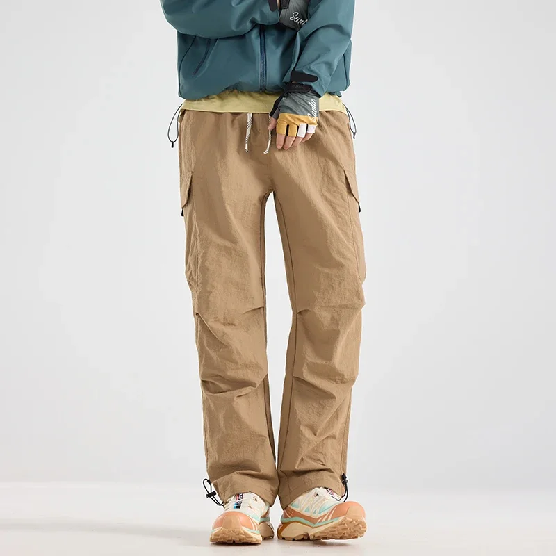 CHRLCK Men's Water-repellent Hiking Pants Scratch Resistance Fashion Cargo Pants Breathable Trousers Fishing Camping Pants - Image 4
