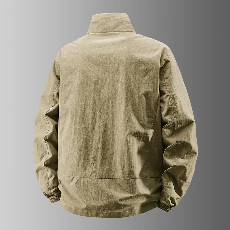 Men's Lightweight Packable Windbreaker Jacket 100% Polyamide Nylon Breathable Outdoor Sports Sun Protection Coat 2026 - Image 2
