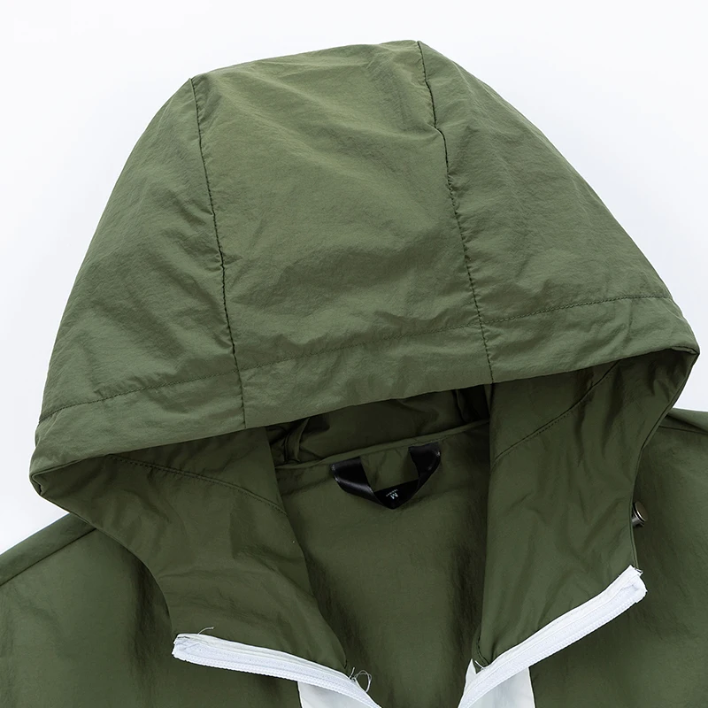 Summer UPF50+ Sunscreen Clothing Men Jackets Outdoor Couple Models Lightweight Breathable Jacket Hooded Gym Sport Windbreaker - Image 5