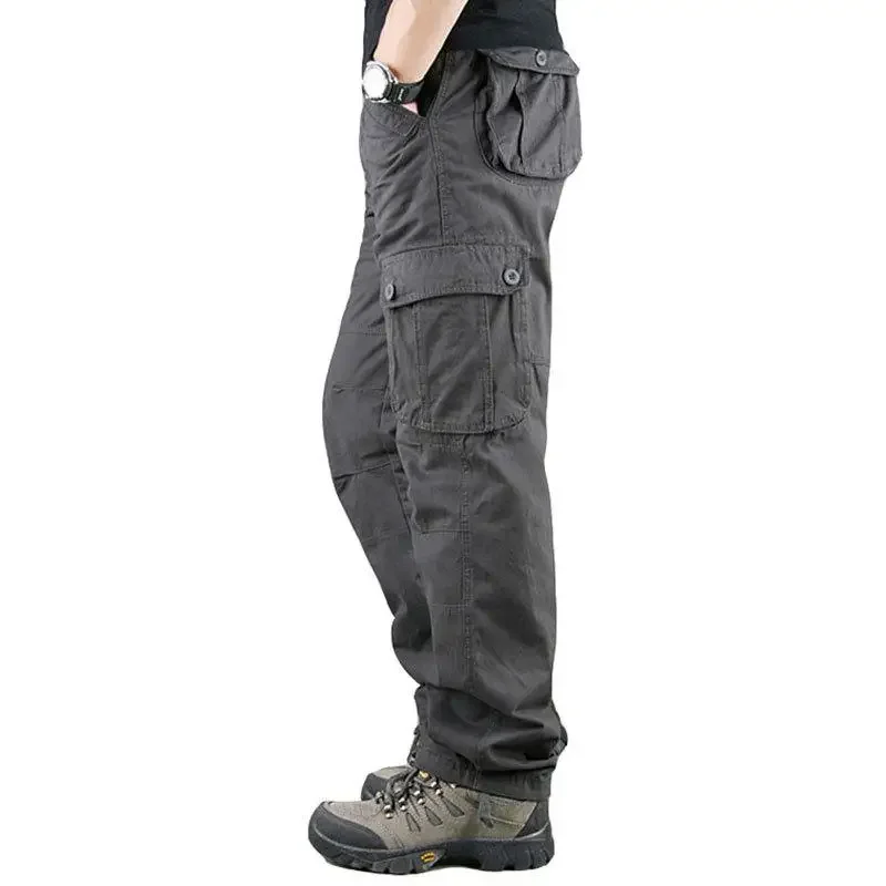 Tactical Cargo Pants Men Cotton Overalls Outdoor Work Trousers Big Size Hombre Clothing Camo Hiking Pants - Image 5