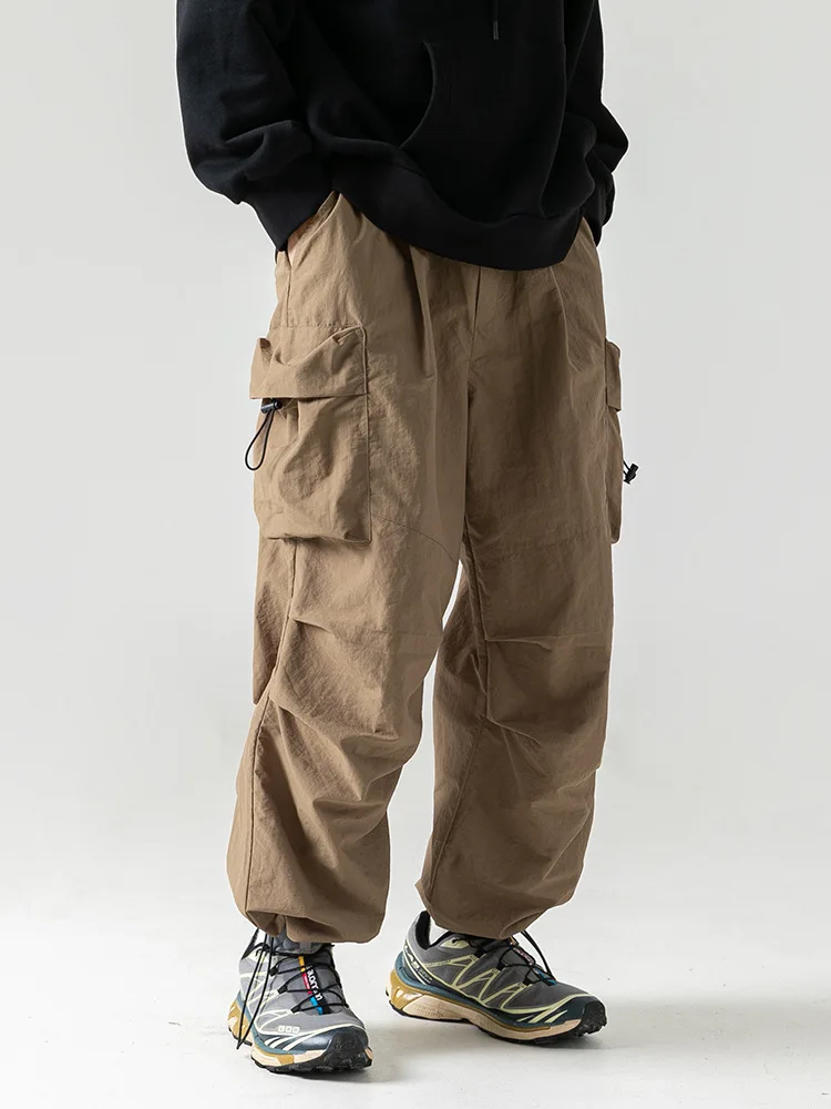 Vintage Baggy Hiking Cargo Pants Men Waterproof Casual Sport Jogging Sping Summer Parachute Pants Outdoor Wide Leg Trousers - Image 4