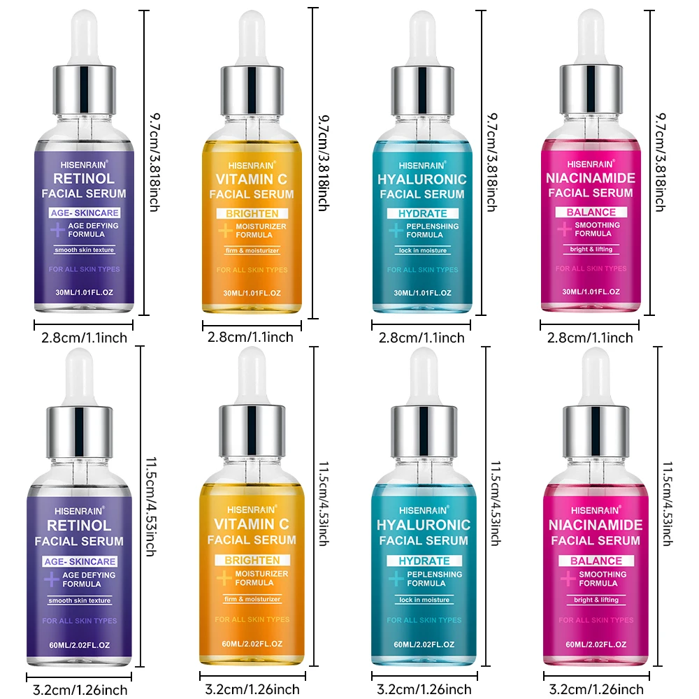 HISENRAIN Luxury Moisturizing Essence 4-Piece Set - Premium Skincare Gift for Holiday Seasons, Radiant & Hydrated Skin. - Image 4