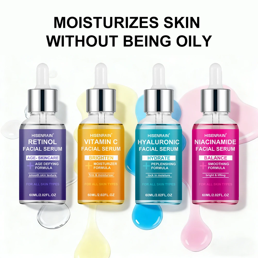 HISENRAIN Luxury Moisturizing Essence 4-Piece Set - Premium Skincare Gift for Holiday Seasons, Radiant & Hydrated Skin. - Image 3