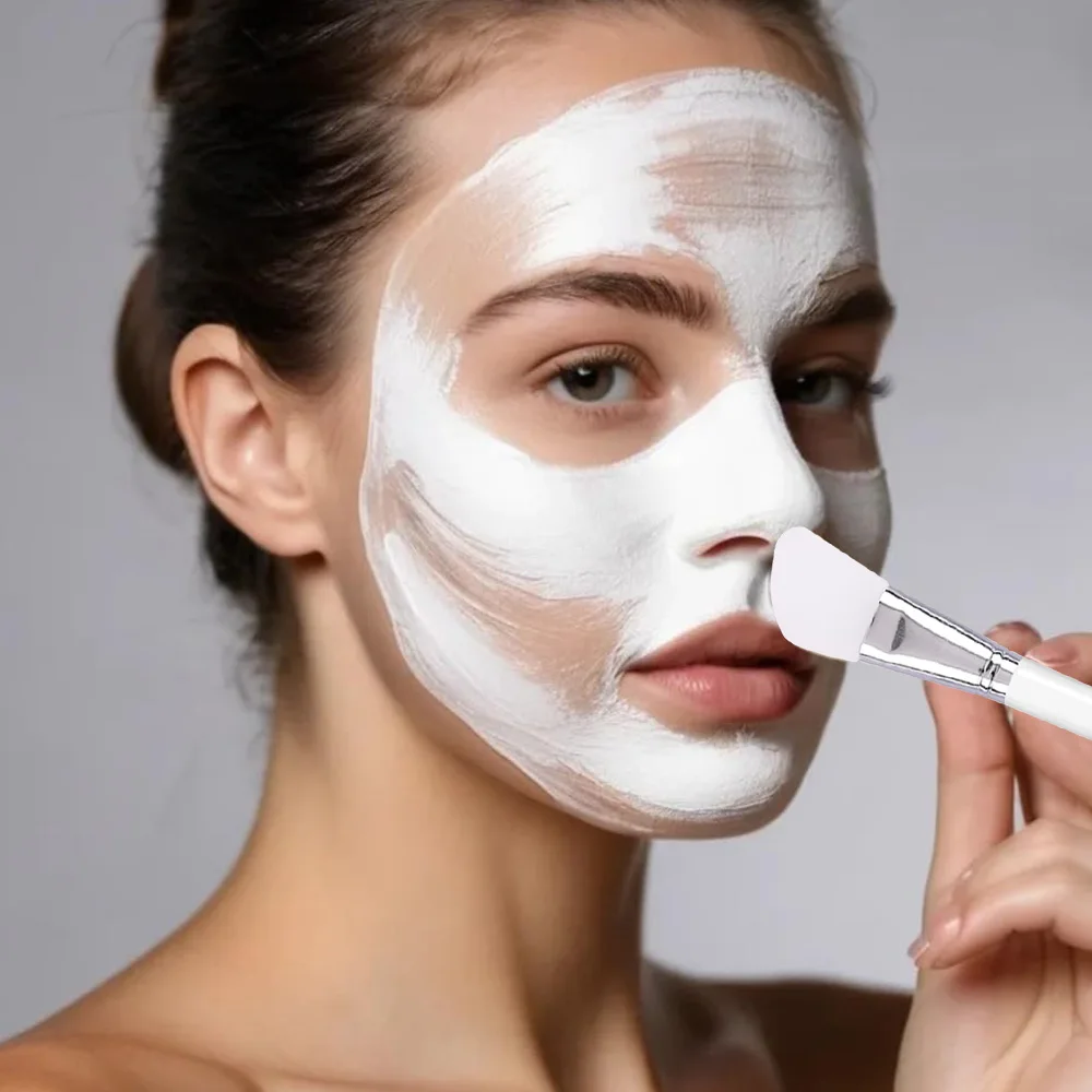 4/6pcs Silicone Face Mask Brush Transparent Facial Mask Application Tool For Girl Reusable Face Mask Spatula Beauty Makeup Tools - Image 3