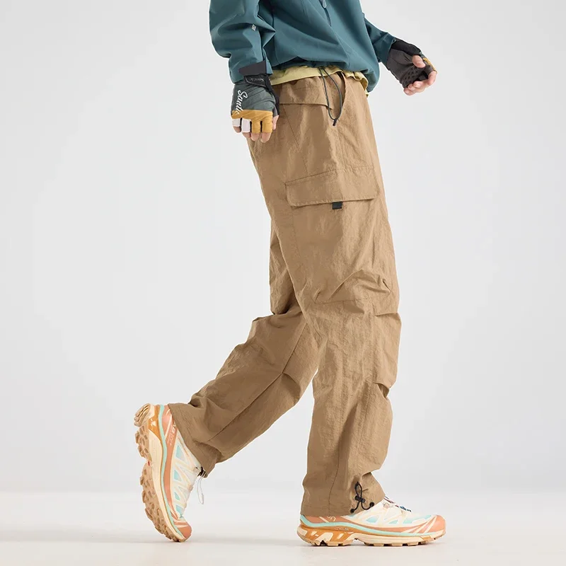 CHRLCK Men's Water-repellent Hiking Pants Scratch Resistance Fashion Cargo Pants Breathable Trousers Fishing Camping Pants - Image 5