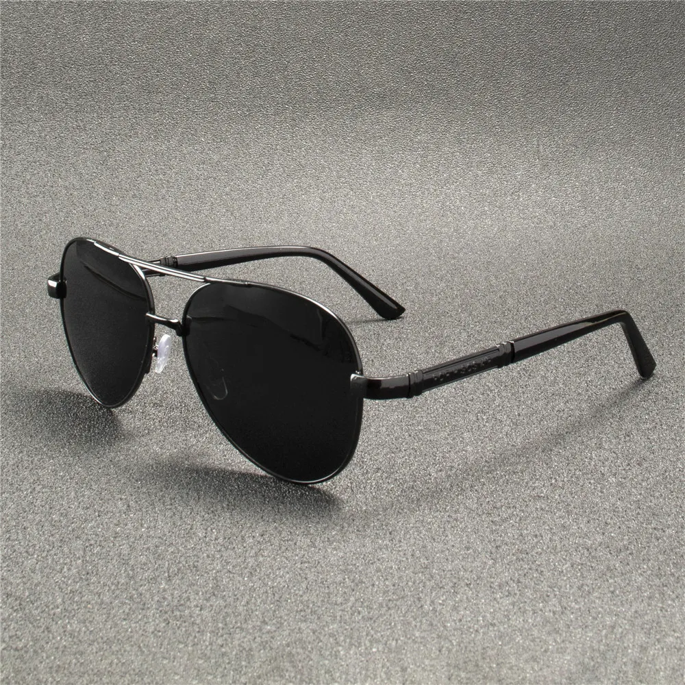 3PCS Polarized Sunglasses Men Metail Frame Quality Sun Glasses Brand Design Male Glasses Fishing Driving Goggles - Image 2
