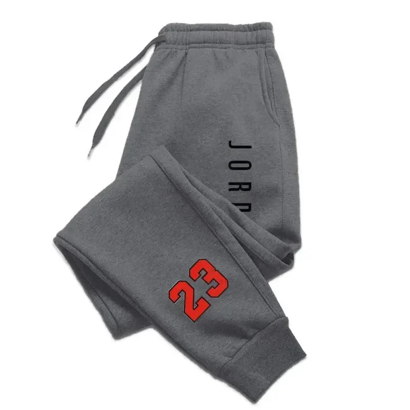 Jogger Pants Spring Autumn Men's Casual Wide Leg Knit Sweatpants, Straight Leg Tracksuit Trousers for Daily Streetwear - Image 3