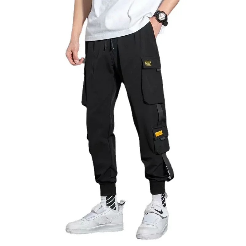 Mens Summer Army Green Loose Pant Joggers Pants Men Cargo Pants Hip Hop Casual Pockets Sweatpants Male Fashion Trousers - Image 6