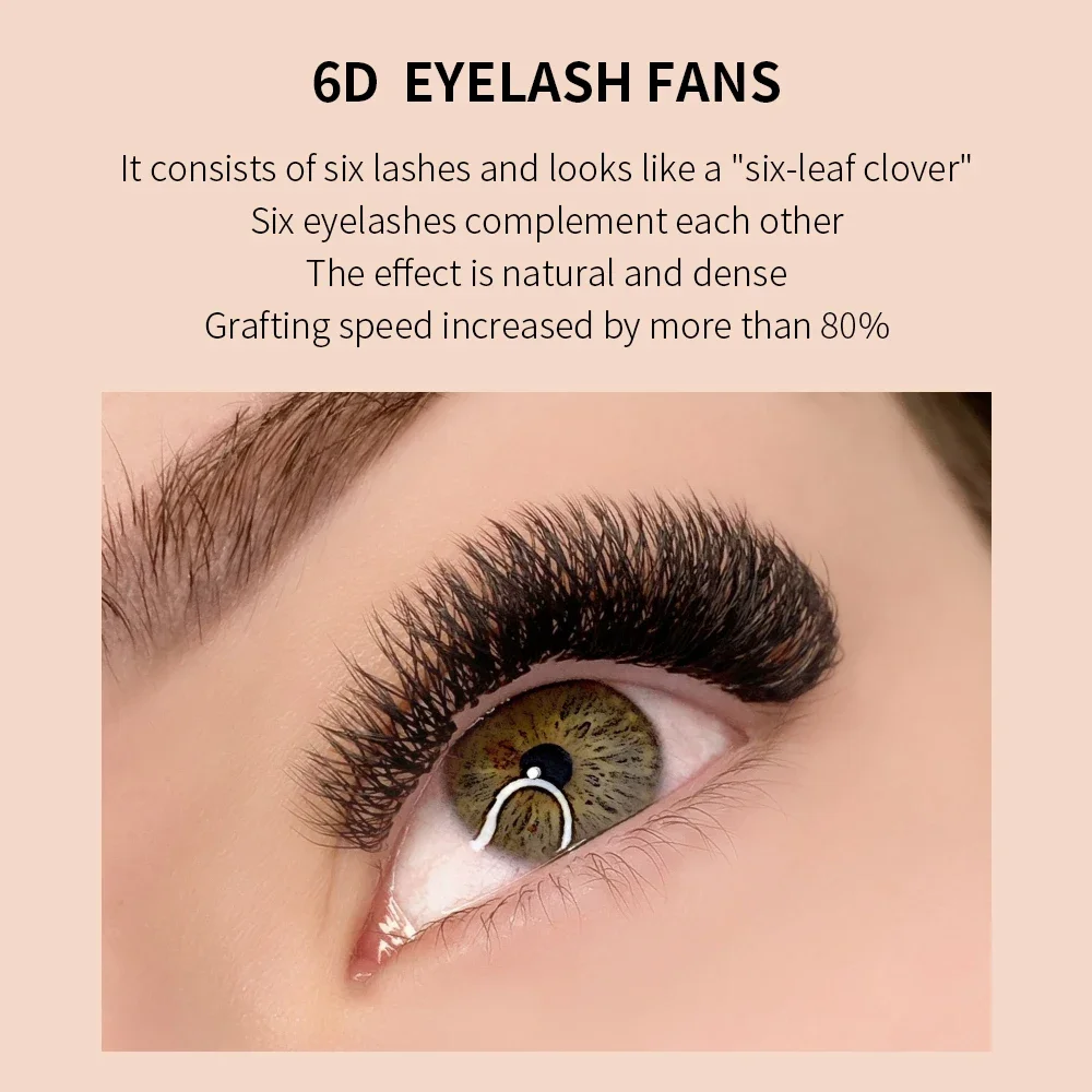 GLAMLASH 2tips 3D W Shape Lashes Extension Premade Volume Fan Eyelashes W Style Shaped Lash Makeup Supplies Natural EyeLash - Image 4