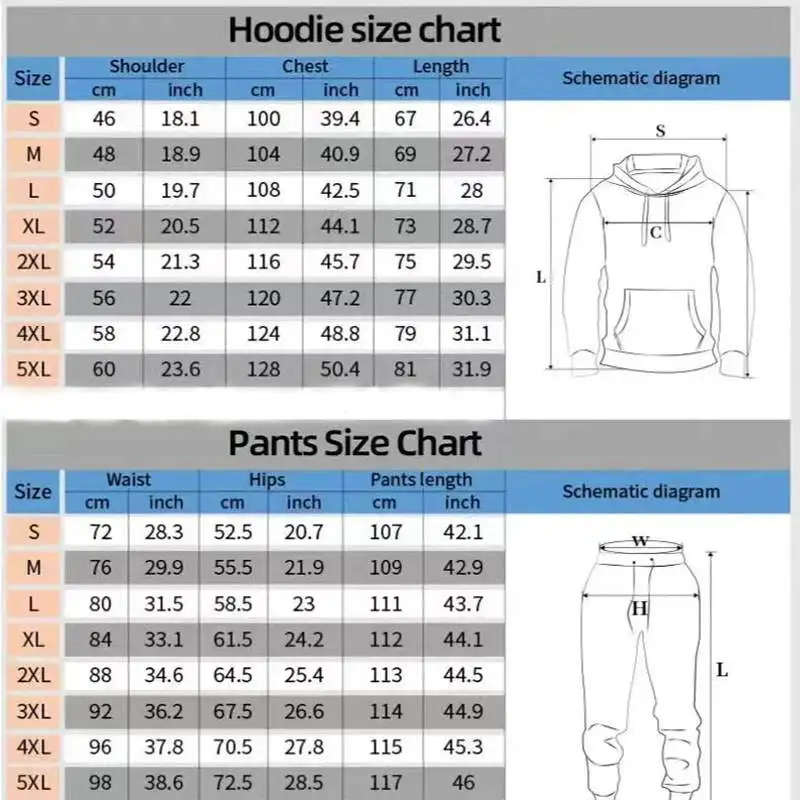 Men's Sports Hoodie Set Luxury Milan Print Sweatshirt Sweatpants Men's Hooded Top Jogger Pants Set Casual Streetwear Sportswear - Image 6