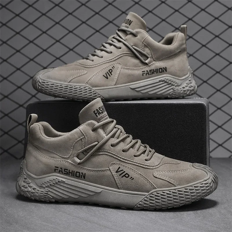Casual Sneakers 2025 Summer New Fashion Increase Anti-slip Low-top Casual Sports Shoes Labor Protection Shoes Work Shoes - Image 4
