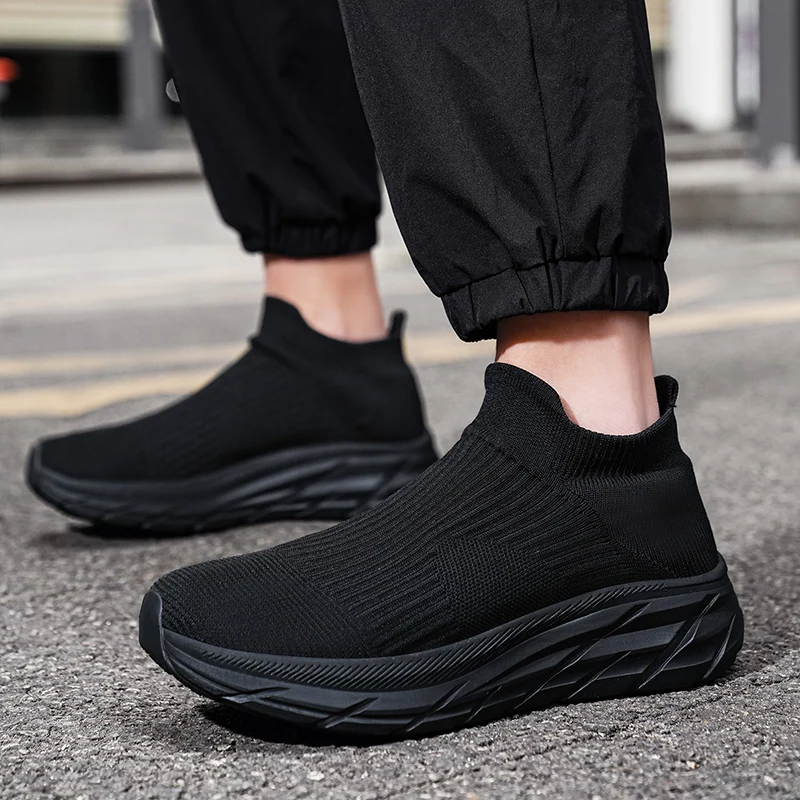 MAEDEF Men's Running Shoes Lightweight Breathable Mesh Elastic Comfortable Durable Fashion Casual Hot Selling Sports Sneakers - Image 4