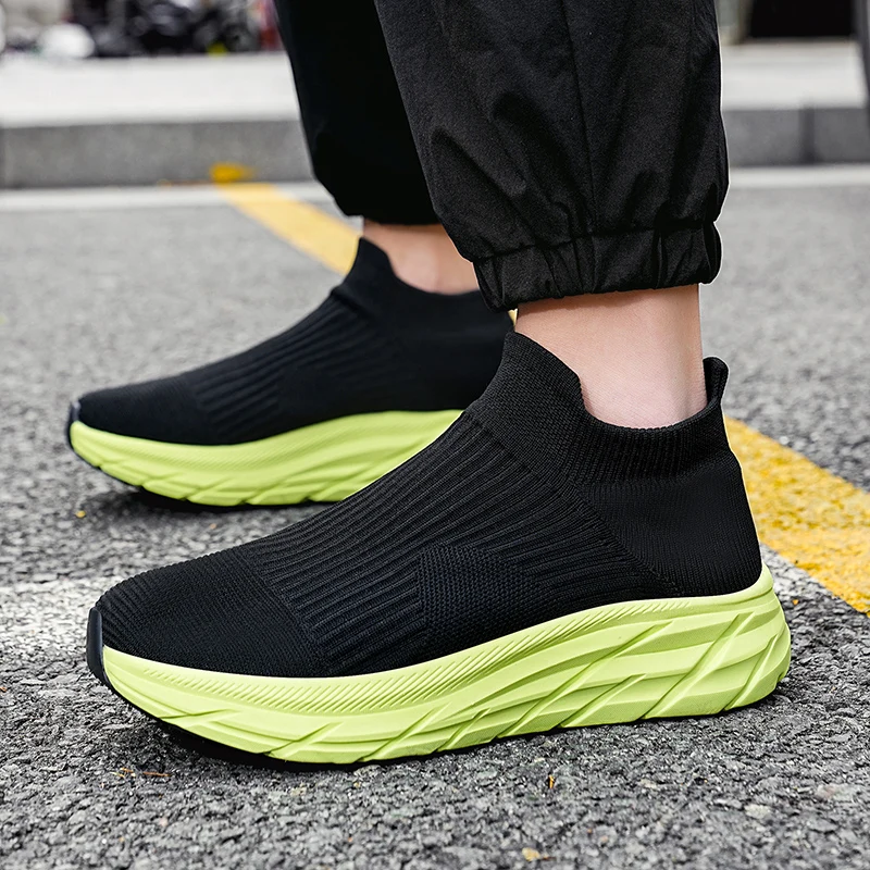 MAEDEF Men's Running Shoes Lightweight Breathable Mesh Elastic Comfortable Durable Fashion Casual Hot Selling Sports Sneakers - Image 5