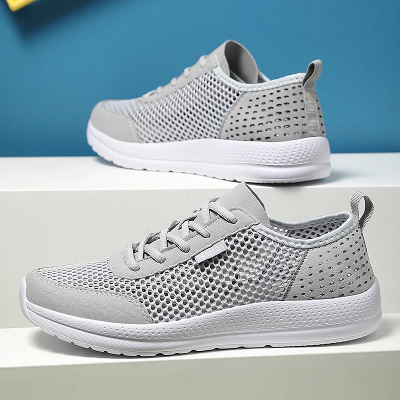 Men Soft Sport Shoes Breathable Fashion Mesh Running Shoes Comfortable Man High Quality Outdoor Lightweight Sneakers for Men - Image 6