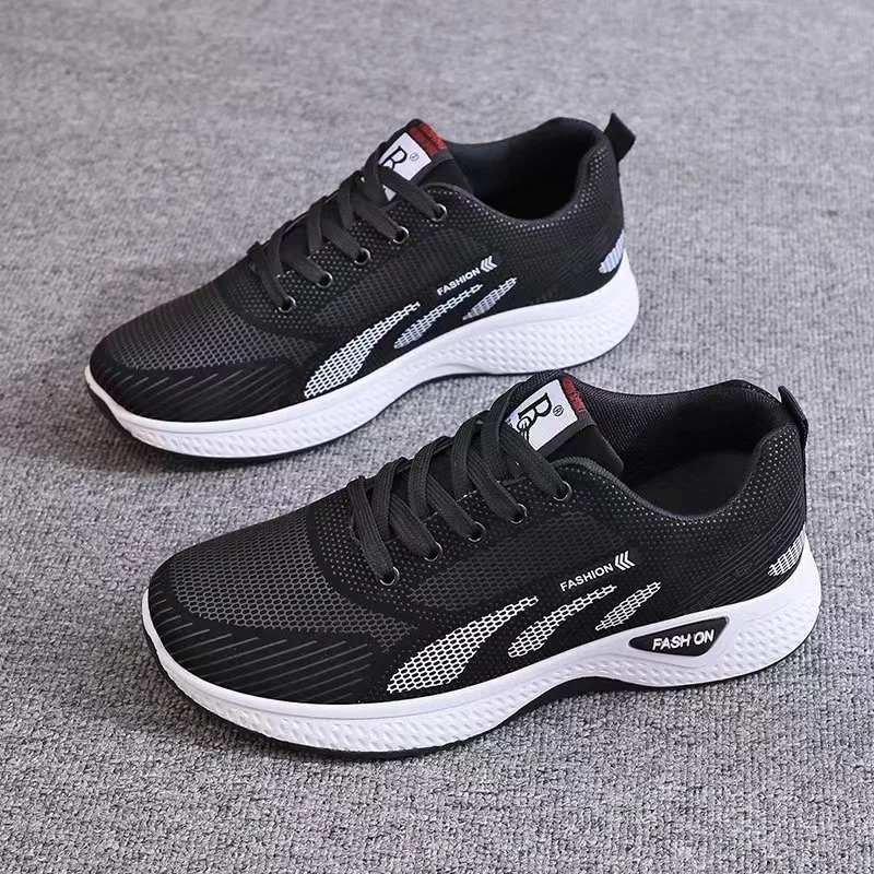 Men's concise mesh breathable lightweight casual sports shoes summer outdoor comfort soft sole running shoes male walk sneakers - Image 6