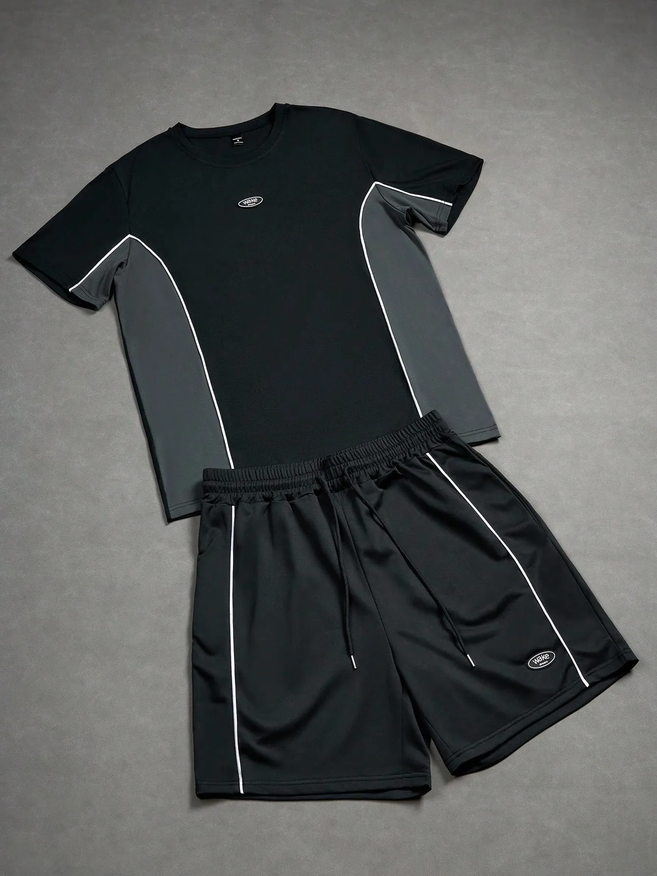 2026 Summer New Men's Short-Sleeved Set with 3D Patterned Print for Street Casual Fashion Comfortable and Breathable - Image 3