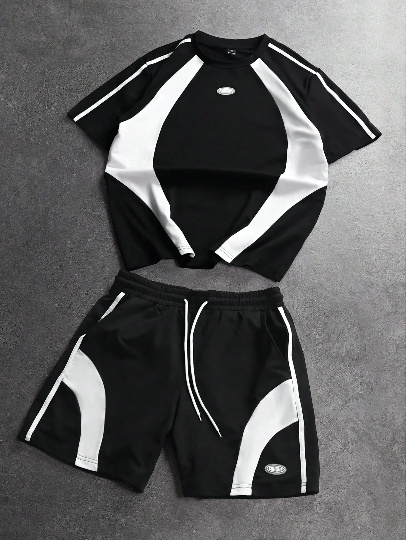 2026 Summer New Men's Short-Sleeved Set with 3D Patterned Print for Street Casual Fashion Comfortable and Breathable - Image 5