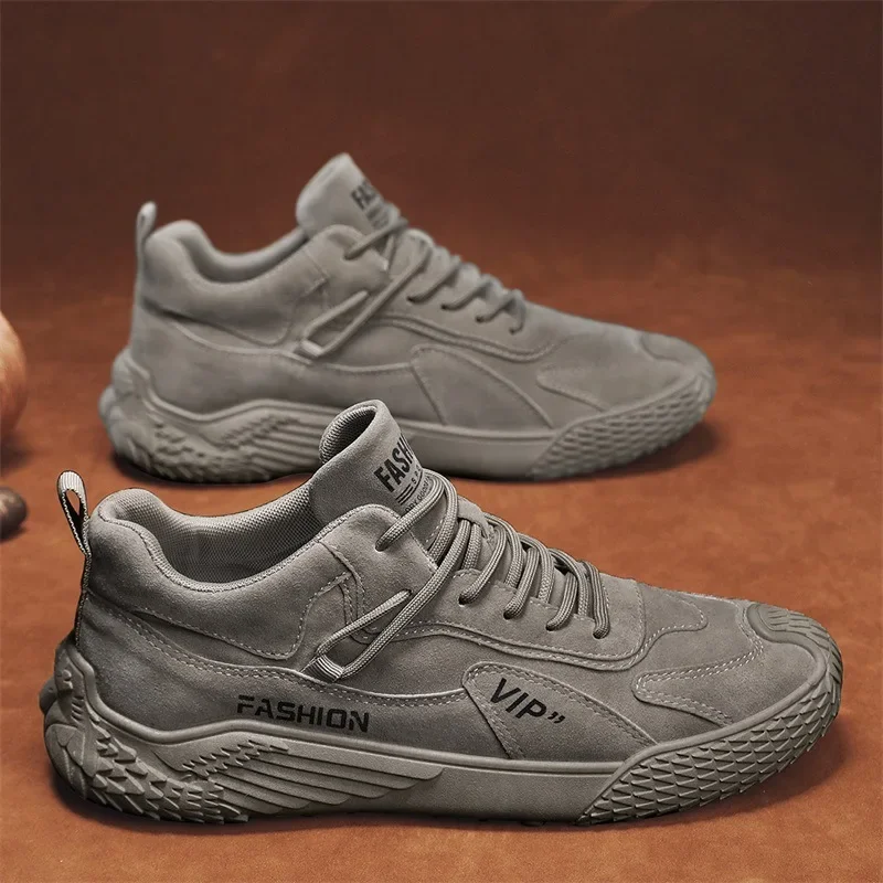 Casual Sneakers 2025 Summer New Fashion Increase Anti-slip Low-top Casual Sports Shoes Labor Protection Shoes Work Shoes - Image 3