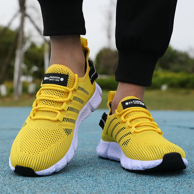 New Summer Soft Soled Running Shoes Men Mesh Breathable Casual Shoes Comfortable Fashionable Versatile Outdoor Exercise Shoes - Image 6